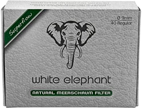 Пенковые филтри White Elephant 9 мм (бели, 40 опаковки)