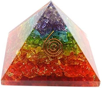 Royal Сапфирово-Черно Кристали Турмалин, Пирамида От Оргона, Защита От електромагнитни смущения, Генератор на Енергия за Медитация, Йога (Лилаво)