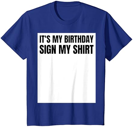 Sign my Shirt Подарък за Рожден Ден, За парти Ice Breaker: Мъжка и Дамска Тениска