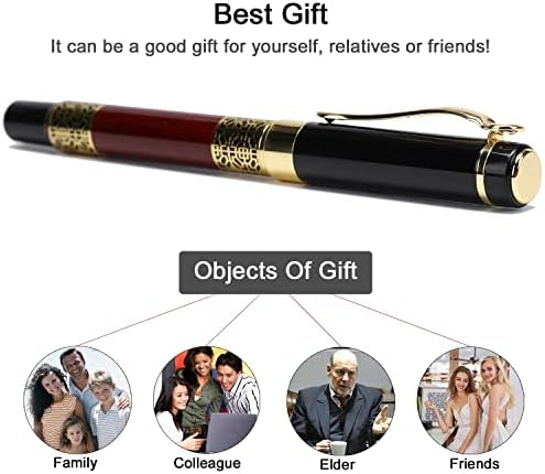 Химикалка писалка YIVONKA, черна, бензиностанция, бизнес химикалки, луксозна писалка, най-добрият подаръчен комплект химикалки