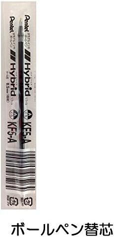 Химикалка писалка Pentel EK105-ГА с гелевыми мастило, hybrid, 0,02 инча (0,5 мм), черна, 10 броя