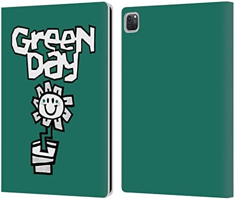 Дизайн на своята практика за главата Официално Лицензиран Green Day Bolts Graphics Кожен Калъф-книжка-джобен формат и е