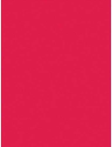 Плътна хартия SunWorks, 58 килограма, 18 x 24, Празнично червено, 50 Листа / Опаковка PAC9917