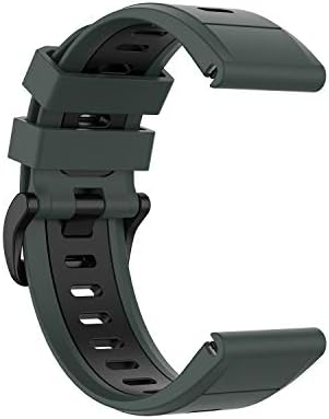 Сменяеми Регулируеми въжета QuickFit от FitTurn [2] в два цвята силиконови каишка за часовник, който е съвместим с умни часовник Garmin