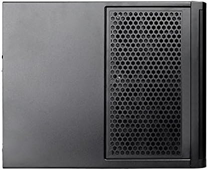 SilverStone SST-DS380 - Калъф за компютър, Mini-ITX с като, черен