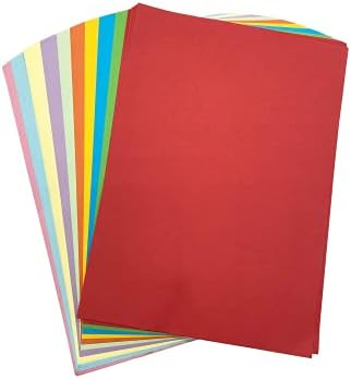 Плътна хартия, 10 цвята, 100 Листа