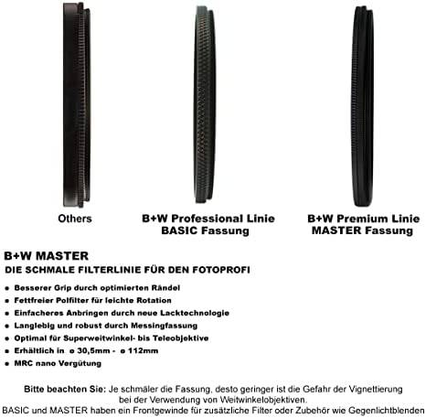 Стъклен филтър B + W 67 мм Master неутрална плътност 0,9 (3-степенна) MRC Nano 803M