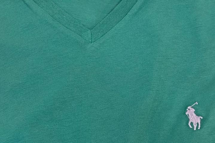 Мъжки t-shirt Класически Намаляване на POLO RALPH LAUREN с V Образно деколте