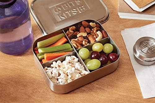 Комплекти Битс-кутии за обяд Bento Box и контейнери за подправки за деца и Възрастни, Комплект от 5 броя, от Неръждаема Стомана