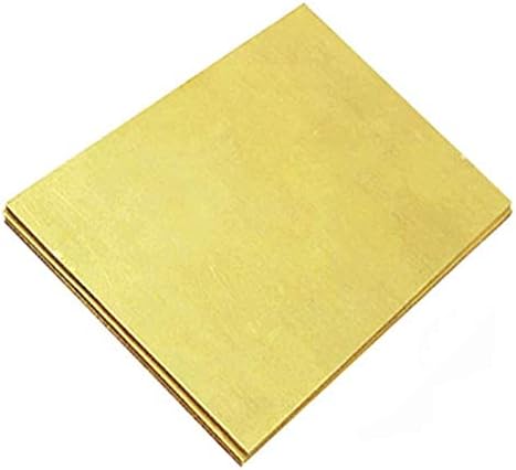 YIWANGO Латунная метален лист плоча H62 Фолио с Дебелина 8 x 12, 1 мм, Разработване на продукти, обработка на метали Нов инструмент