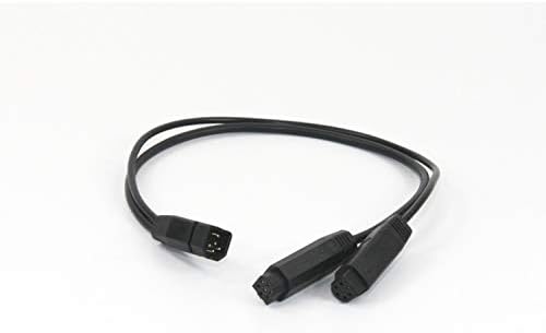 В humminbird 720075-1 Y-образен кабел за регулиране на температурата на модели Ethernet 700 серия, черен