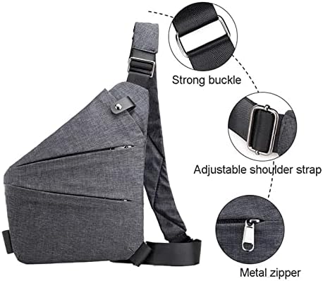 Чанта-прашка RURING за жени или мъже, Лека и Удобна Лична Гъвкава чанта, Страничната раница през рамо за отдих