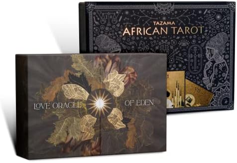 Abusua Pa Набор от тестета африканския Таро Тазама и карти, Оракул на Любовта, за Духовно Пробуждане, Любов и отношения