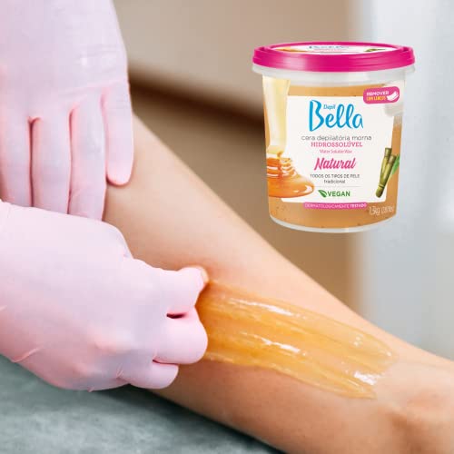 Паста Depil Bella за епилация натурален восък Full Body Sugar за професионална или лична употреба, натурална, веганская, органична, за всички типове кожа, (1300 г)