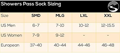 Водоустойчива Дишаща Мультиспортивные чорапи Унисекс душ - Crosspoint Classic (Черно - Среден / Голям)