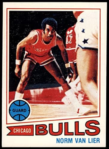 1977 Topps 4 Норми Ван Лири на Чикаго Булс (баскетболно карта) EX/MOUNT Булс Университет Св. Франциск