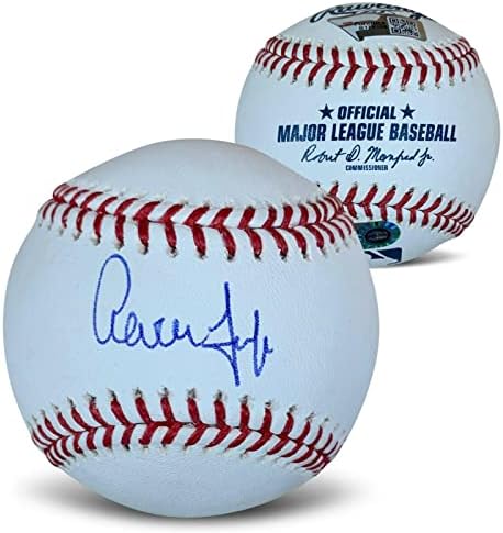 Бейзболни Фанатици с Автограф на Аарон Джаджа с Автограф MLB Authentic COA В UV-Джоба - Бейзболни Топки С Автографи