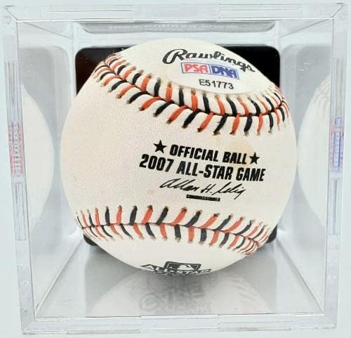 Официален играч на Мача на звездите на МЕЙДЖЪР лийг бейзбол Сиатъл Маринърс Ичиро Сузуки с автограф от 2007 PSA 10 PSA/DNA #81892279 - Бейзболни топки с автографи