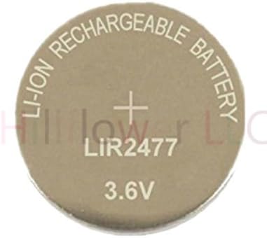Hillflower 5 Бр LIR2477 2477 CR2477 LM2477 BR2477 Акумулаторна Обемна Литиева батерия Премиум-клас продължително действие 3,6 В