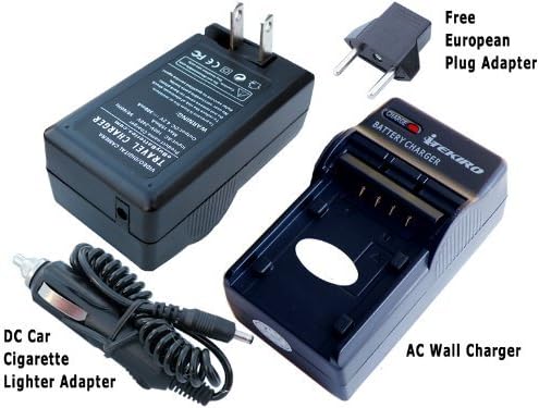 iTEKIRO Смяна на Батерия, Зарядно устройство, Комплект за BC-45 NP-45 NP-45A Fujifilm FinePix J10 J100 J110W J12 J120 J15 J15fd J150W