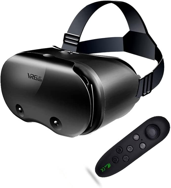 Слушалки виртуална реалност, 3D Слушалки виртуална реалност, Аксесоари за Виртуална реалност за филми и Игри, Очила за Виртуална реалност за iPhone и Android,Най-добри слъ?
