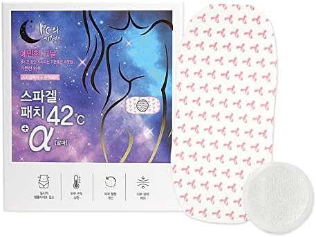 Спа гелевый aid 42 ° C Алфа-Градусная Менструална превръзка от неопрен за облекчаване на спазми и ПМС, за Еднократна употреба, Самозалепващи