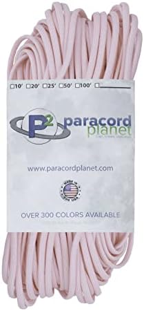 Паракорд Planet para Glow Type III 400 Свети в тъмното Паракорд – Бяло, Жълто, розово, зелено и синьо - Изберете 10', 25', 50' 100' Фута