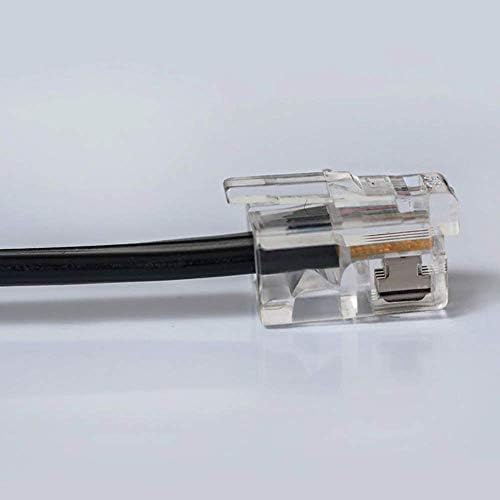 Кабел за телефонната слушалка Cablesys под формата на спирала за използване с телефонни системи PBX, VoIP телефони - 12 Метра в размотке,