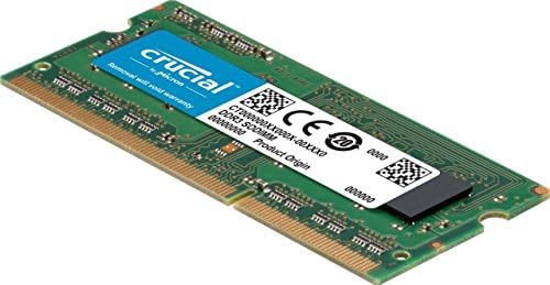 Памет Ключова 2GB Single DDR3/DDR3L 1600 MT/S (PC3-12800), Без буфериране sodimm памет с 204 изводи - CT25664BF160B