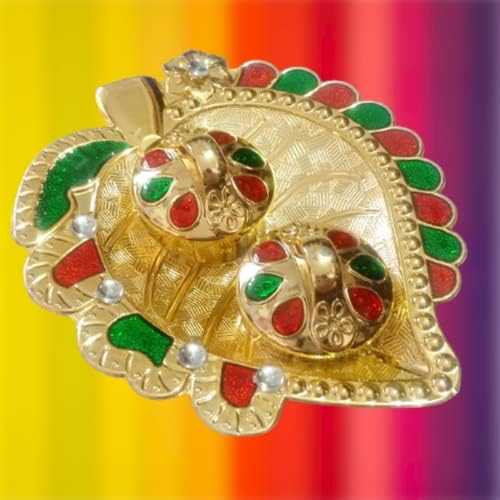 Фестивалният Индийски Минакари, Позлатен Ковчег с Необичаен дизайн Haldi кумкум /Комплект за Пуджа Тали/Сватбена Ковчег Ролята на Чавал,