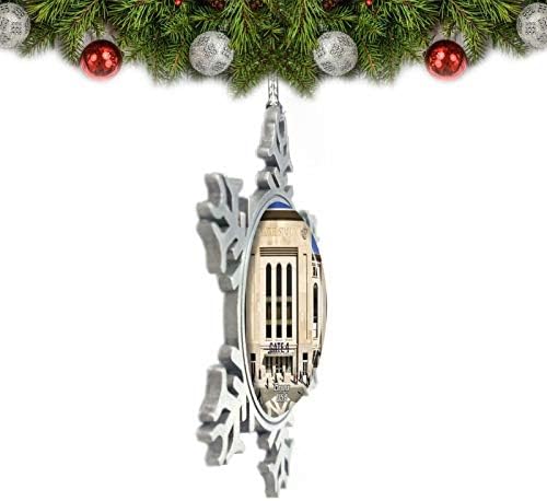 Умсуфа на САЩ Америка е Бронкс на Стадиона на Янките Коледен Орнамент за Украса на Елхата Crystal Метален Сувенир Подарък