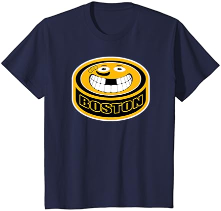 Хокей на Бостън, щата Масачузетс. Забавен Дете За Възрастни, Тениска с Усмивка на Лицето, Подарък Тениска