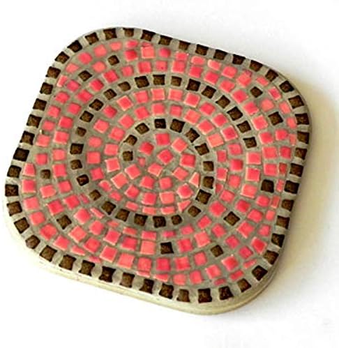 Проявете творчество с нашия пакет за производство на мозаичных на каботажните 2 Броя Виолетово Червено 10 см