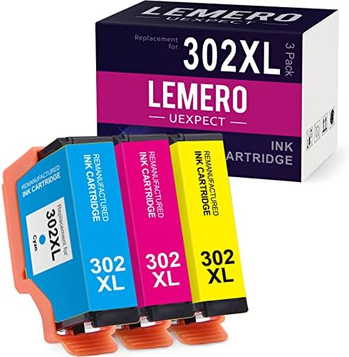 Lemerou очаква подмяна на възстановеното касетата с мастило за Epson 302XL Ink Combo Pack 302 XL T302XL за принтер Expression Premium XP-6000