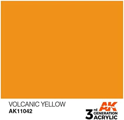 AK-Interactive Акрил 3-то поколение Вулканичен Жълто 17 мл