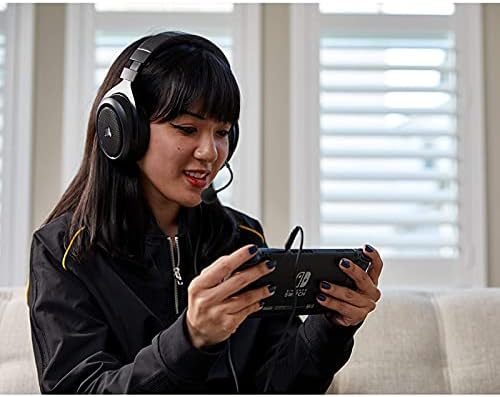 Подмяна на микрофона weishan HS60 Pro за гейминг слушалки Corsair HS50, HS60, HS70, Детска Слушалки с Подвижен микрофон за PS5, PS4, за PC, Xbox, Шумоподавляющий 3,5 мм Черен