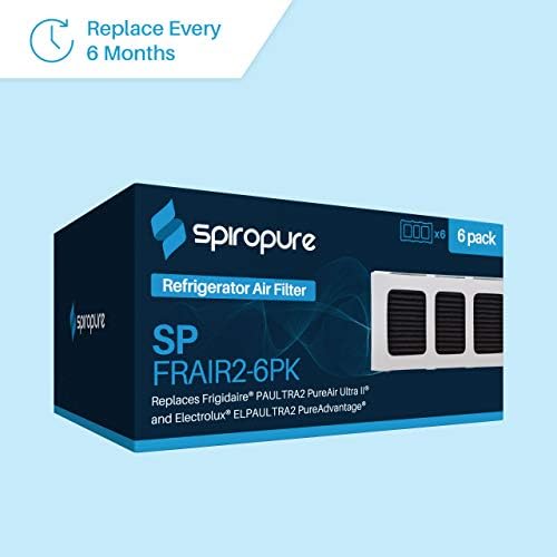 Смяна на филтър чист въздух хладилника SpiroPure SP-FRAIR2 за 242047805, Pure Air Ultra 2, pureAir Ultra II, PAULTRAII2PK,