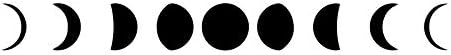 Изгодни Максимални Етикети Фаза на Луната Стикер За Лаптоп за Кола за Лаптоп 8 (черен)