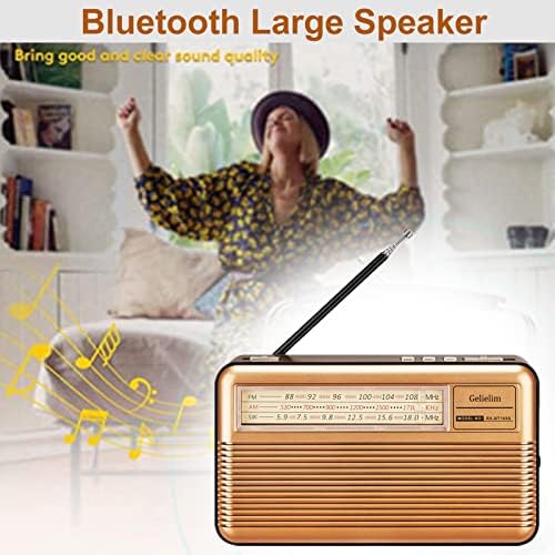 Ретро радио Bluetooth-високоговорител с Кристално Чист Звук