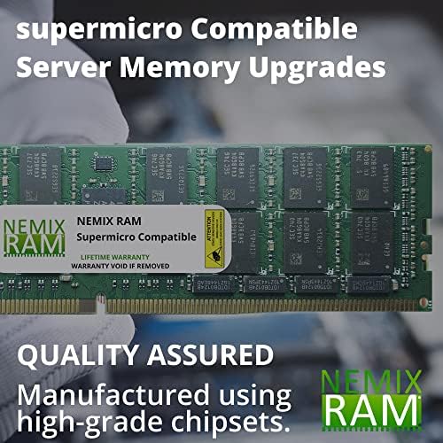 Модул за обновяване на запазената памет на Supermicro, който е съвместим с MEM-DR425MI-ER32 256GB DDR4-3200 PC4-25600 RDIMM
