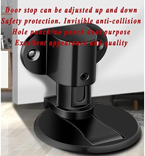 PDKJNID 2 Опаковки Невидими врати стопоров от с сплав, Магнитен врата упор, Два начина за инсталиране, Един акцент за защита на стени, Офис, кухня, спалня за стенни или по