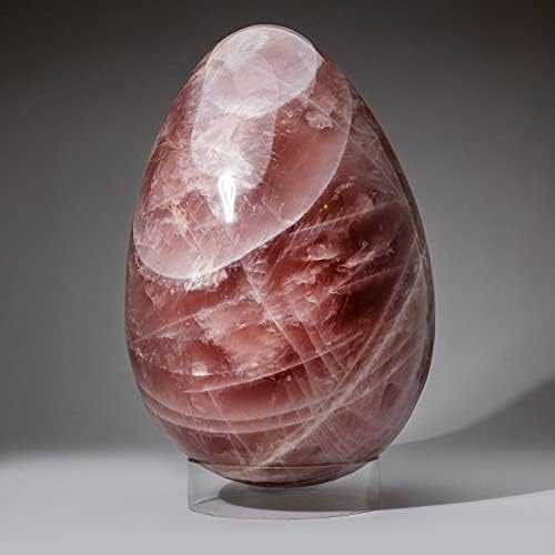 Astro Gallery of скъпоценни Камъни и Огромно Яйце от Настоящето полиран Розов кварц от Мадагаскар (70 кг) - RQ-E18