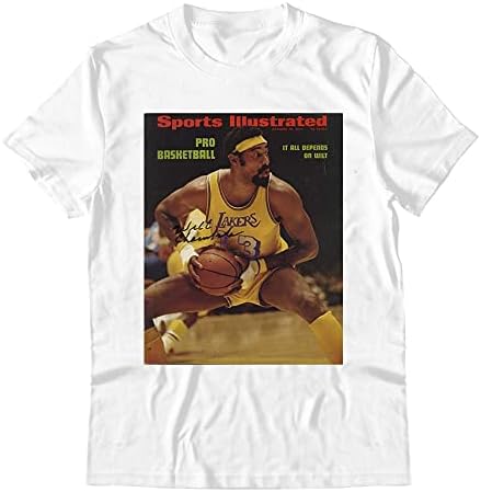 Wi.lt Класическа тениска Cham%berlain, Мъжки t-shirt Wilt Vintage Баскетбол Chamber%Лежал, Ретро-риза Cham%berlain Legend,