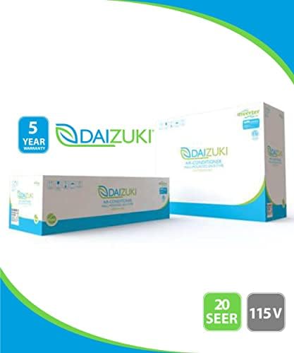 Миниразветвленная система за променлив ток Daizuki White, без канали с инверторной технология, директно охлаждане 12.000 BTU /час, 220 v / 60 Hz, предварително зареждане, Wi-Fi и 10 фут
