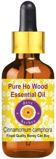 Етерично масло Deve Herbes Pure Хо Дърво (Cinnamomum camphora), дистиллированное пара с помощта на Стъклен капкомер, 5 мл (0,16 грама)