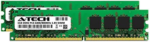 A-Tech 8 GB (2x4 GB) DDR2 800 Mhz UDIMM PC2-6400 CL6 2Rx8 1,8 В DIMM Без ECC Небуферизованные модули памет за десктоп компютри