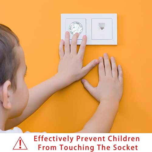 Сиво-сини листа, капачки за контакти, 12 опаковки - Защитни капачки за контакти, за деца – Здрави и устойчиви – Лесно да защитават вашите контакти от деца