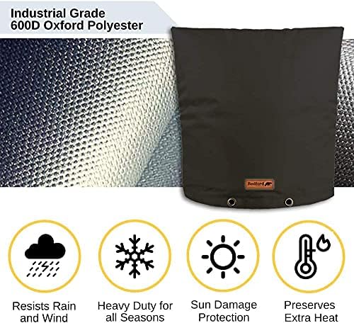 Компанията Redford Supply Co. Рязко застудяване (5 ° F) Изолационен калъф за предотвратяване на обратен поток от памучен плат с двойни стени - инсталиране напоителна на капа?