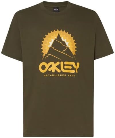 Тениска Oakley Унисекс за възрастни Mountains Out B1b Tee, Нова Тъмна четка, X-Large САЩ