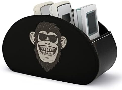 Забавна Маймуна Притежателя На Дистанционното Управление Кутия За Писалки От Изкуствена Кожа Дистанционно Управление Caddy Декоративен